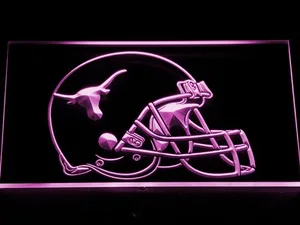 Texas Longhorns Helmet LED Neon Sign