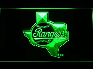 Texas Rangers 1984-1993 LED Neon Sign - Legacy Edition