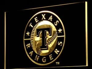 Texas Rangers LED Neon Sign
