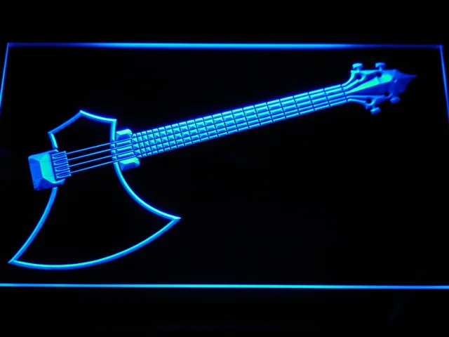 The Axe Bass LED Neon Sign