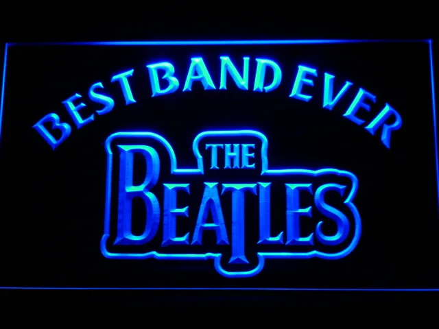 The Beatles Best Band Ever LED Neon Sign