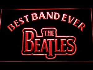 The Beatles Best Band Ever LED Neon Sign
