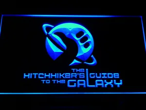 The Hitchhiker's Guide To The Galaxy LED Neon Sign