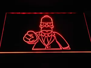The Simpsons Homer Suit LED Neon Sign