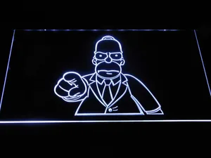 The Simpsons Homer Suit LED Neon Sign