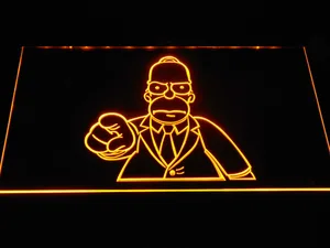The Simpsons Homer Suit LED Neon Sign
