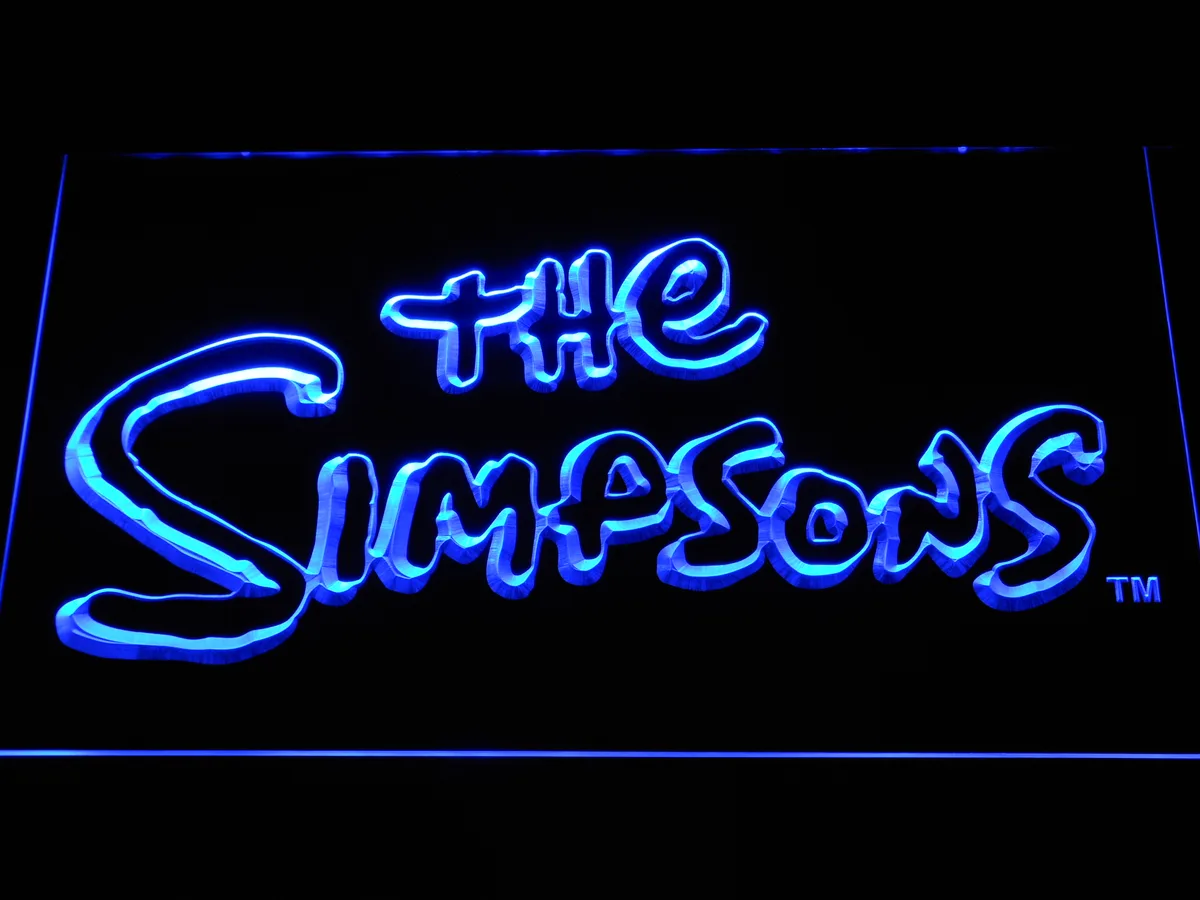 The Simpsons LED Neon Sign