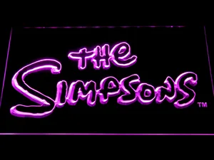 The Simpsons LED Neon Sign