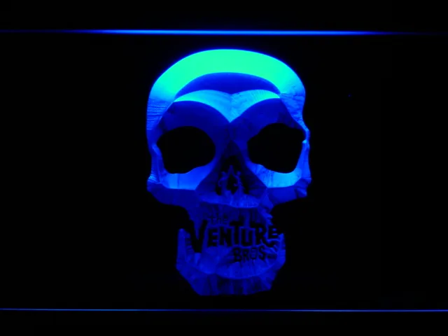 The Venture Bros. Skull LED Neon Sign