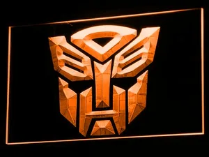 Transformers Autobots Icon LED Neon Sign