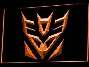 Transformers Decepticons Icon LED Neon Sign