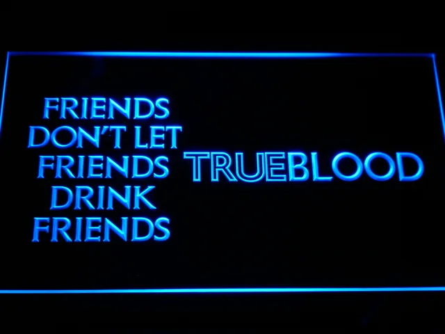 True Blood Friends LED Neon Sign