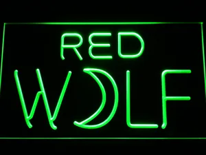 True Blood Red Wolf  LED Neon Sign