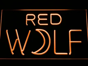 True Blood Red Wolf  LED Neon Sign