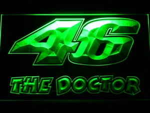 Valentino Rossi 46 The Doctor LED Neon Sign
