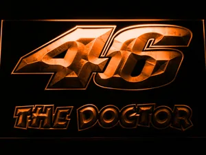Valentino Rossi 46 The Doctor LED Neon Sign