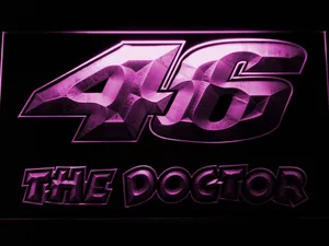 Valentino Rossi 46 The Doctor LED Neon Sign