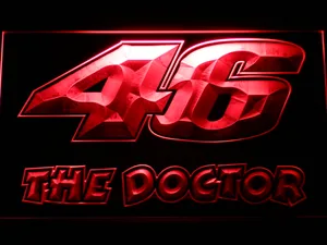 Valentino Rossi 46 The Doctor LED Neon Sign