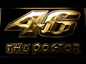 Valentino Rossi 46 The Doctor LED Neon Sign