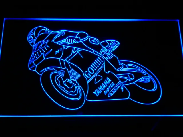 Valentino Rossi Motorcycle LED Neon Sign