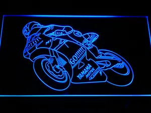 Valentino Rossi Motorcycle LED Neon Sign
