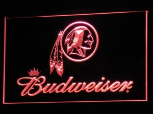 Washington Football Team Budweiser LED Neon Sign