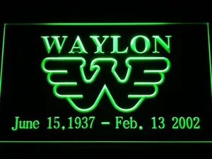 Waylon Jennings LED Neon Sign