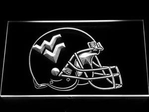West Virginia Mountaineers Helmet LED Neon Sign