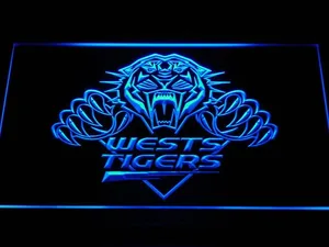Wests Tigers LED Neon Sign