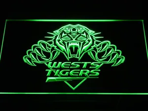 Wests Tigers LED Neon Sign
