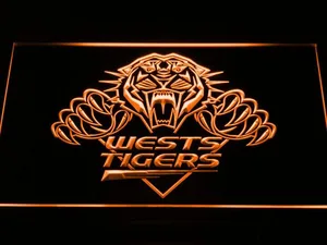 Wests Tigers LED Neon Sign