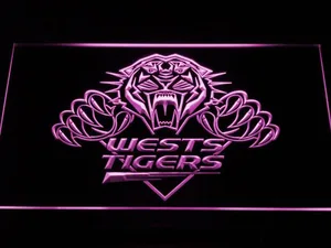 Wests Tigers LED Neon Sign