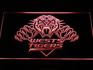 Wests Tigers LED Neon Sign