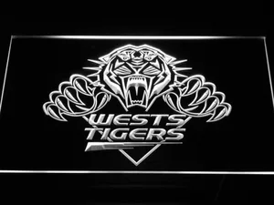 Wests Tigers LED Neon Sign