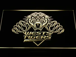 Wests Tigers LED Neon Sign