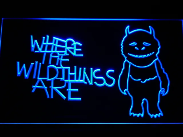 Where The Wild Things Are LED Neon Sign