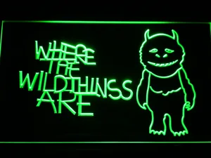 Where The Wild Things Are LED Neon Sign