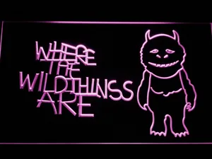 Where The Wild Things Are LED Neon Sign