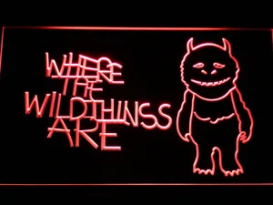 Where The Wild Things Are LED Neon Sign