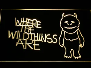 Where The Wild Things Are LED Neon Sign