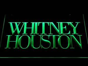 Whitney Houston LED Neon Sign