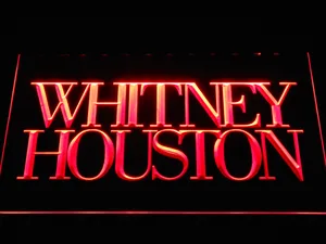 Whitney Houston LED Neon Sign