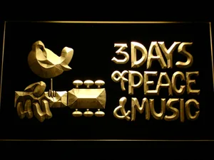 Woodstock Festival 1969 LED Neon Sign