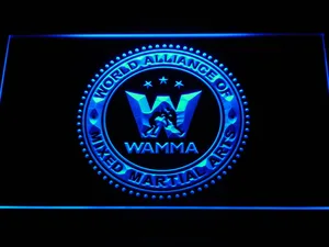 World Alliance of Mixed Martial Arts WAMMA LED Neon Sign