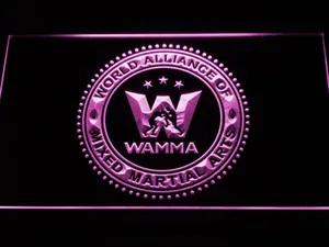 World Alliance of Mixed Martial Arts WAMMA LED Neon Sign
