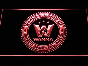 World Alliance of Mixed Martial Arts WAMMA LED Neon Sign