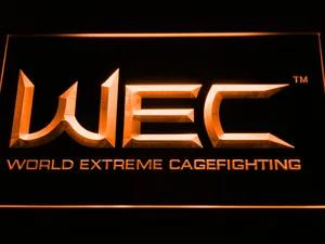 World Extreme Cagefighting LED Neon Sign