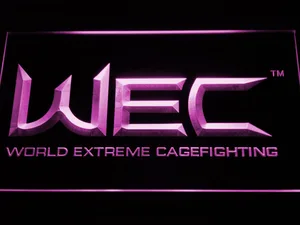 World Extreme Cagefighting LED Neon Sign