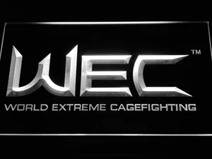 World Extreme Cagefighting LED Neon Sign
