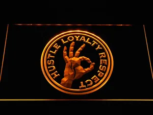 WWE John Cena Hustle, Loyalty, Respect LED Neon Sign